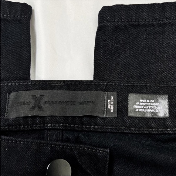 Alexander Wang Black Fade Wang 003 Style Boy Fit Label Sz28 Waist 33” Inseam 30” - Picture 16 of 16
